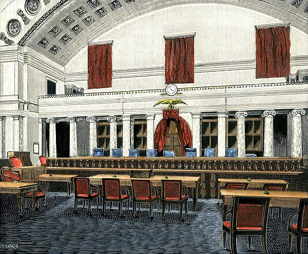 US Supreme Court courtroom, 1890s available as Framed Prints, Photos, Wall  Art and Photo Gifts
