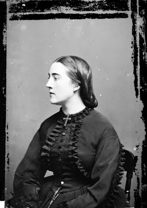 Framed Print : Adele Douglas Print, c1860 Framed Print : Adele Douglas Print, c1860