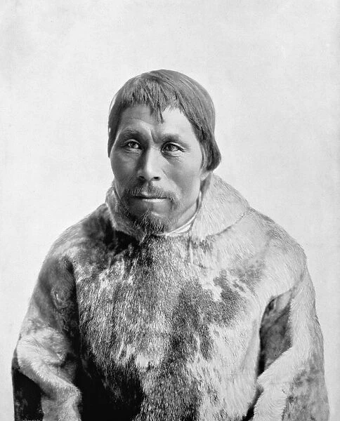 ALASKA: ESKIMO MAN, c1893. Eskimo man identified as Yoo-Ka-Lucke, Johnny-Jump-Up