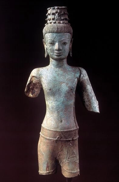 Avalokiteshvara. Bronze, Thailand, 8th century