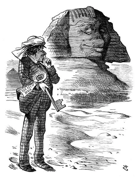 BENJAMIN DISRAELI CARTOON. Cartoon, 1875, by John Tenniel inspired by Disraeli s