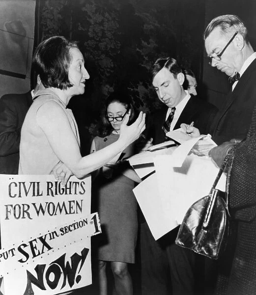 BETTY FRIEDAN (1921-2006). American feminist activist and writer