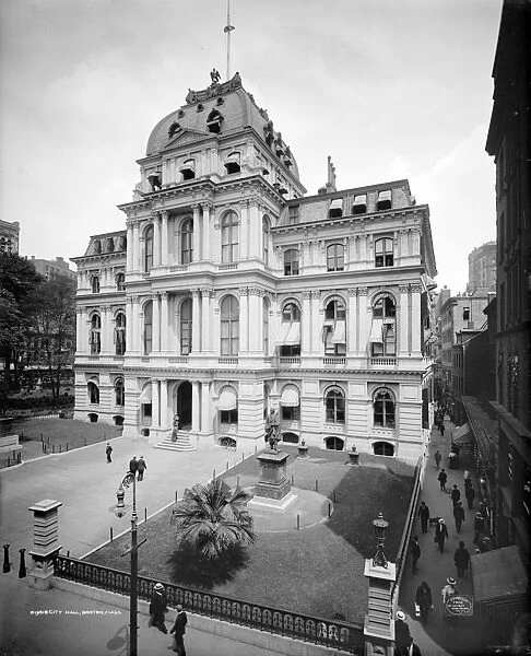 BOSTON: OLD CITY HALL, c1906. The Old City Hall in Boston, Massachusetts, home