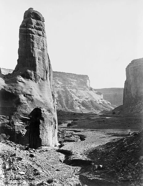 CANYON DE CHELLY, c1879. Canyon de Chelly, Arizona. Photographed by John Hillers