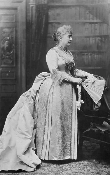 CAROLINE LAVINIA HARRISON (1832-1892). Mrs. Benjamin Harrison. Photographed in 1889