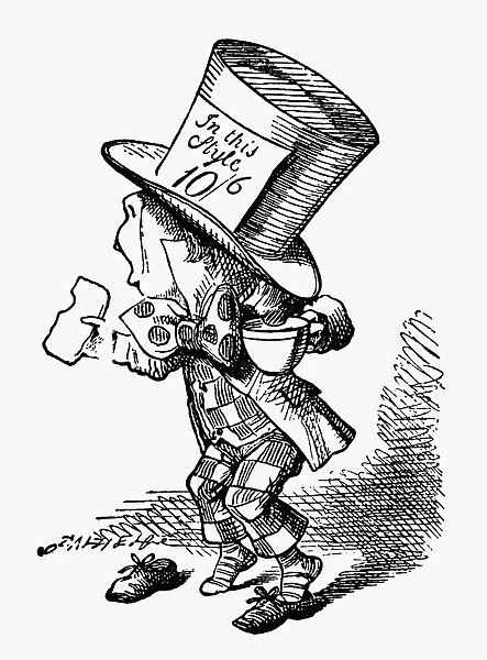 CARROLL: ALICE, 1865. The Mad Hatter, after the design by Sir John Tenniel for
