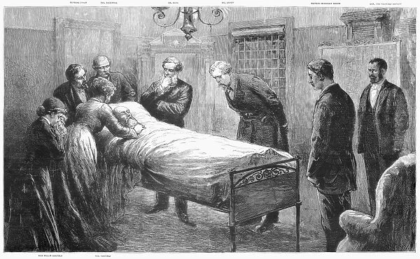DEATH OF GARFIELD, 1881. Death of General James A
