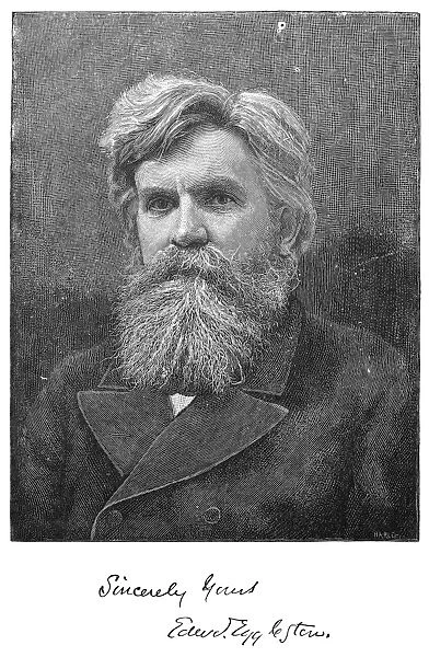 EDWARD EGGLESTON (1837-1902). American Methodist cleric and writer. Wood engraving