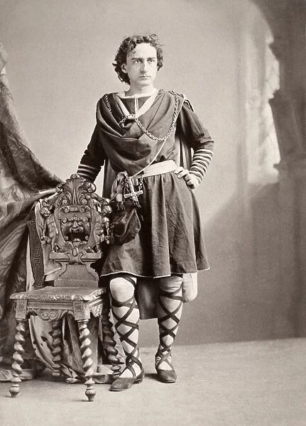 EDWIN BOOTH (1833-1893). American actor. Photographed in the role of Hamlet