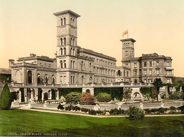 ENGLAND: ISLE OF WIGHT. The Osborne House, where Queen Victoria lived on the Isle of Wight