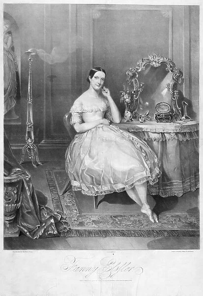 FANNY ELSSLER (1810-1884). Austrian dancer