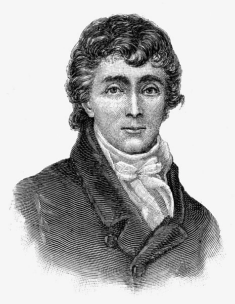 FRANCIS SCOTT KEY (1779-1843). American lawyer and writer of The Star Spangled Banner. Wood engraving, 19th century