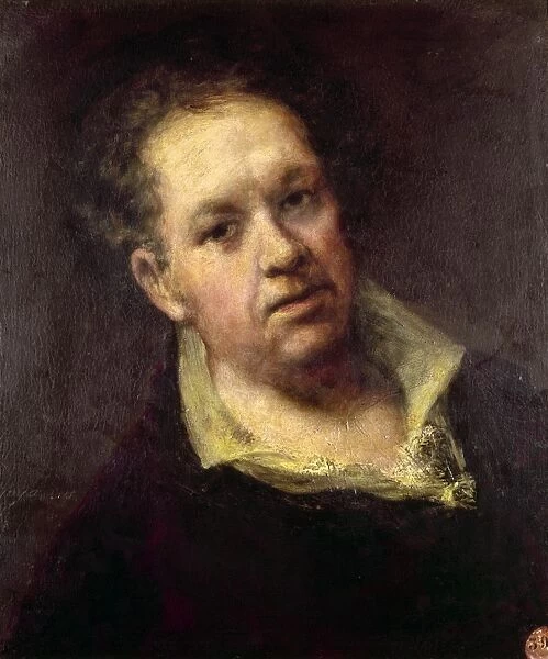 FRANCISCO GOYA (1746-1828). Spanish painter, etcher, and lithographer. Self-portrait