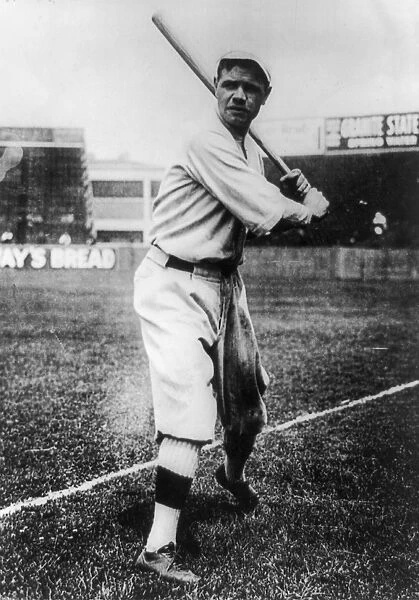 GEORGE H. RUTH (1895-1948). Known as Babe Ruth. American professional baseball player