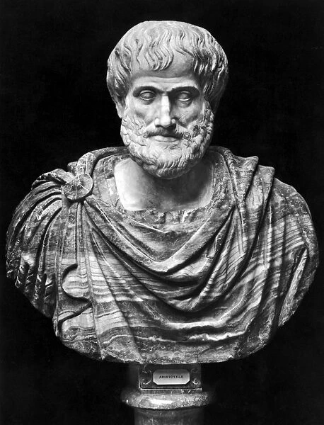 Greek philosopher. Roman marble bust