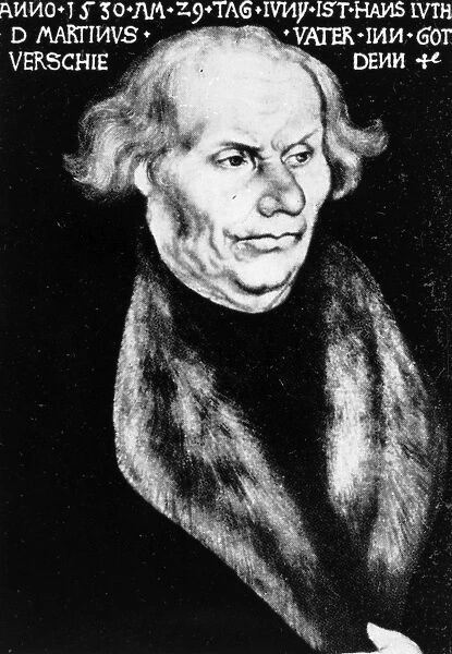 HANS LUTHER (1459-1530). Father of the German religious reformer, Martin Luther