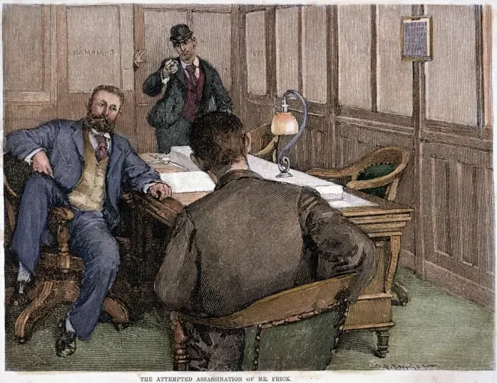 Framed Print : Henry Clay Frick Print, Wood Engraving Framed Print : Henry Clay Frick Print, Wood Engraving