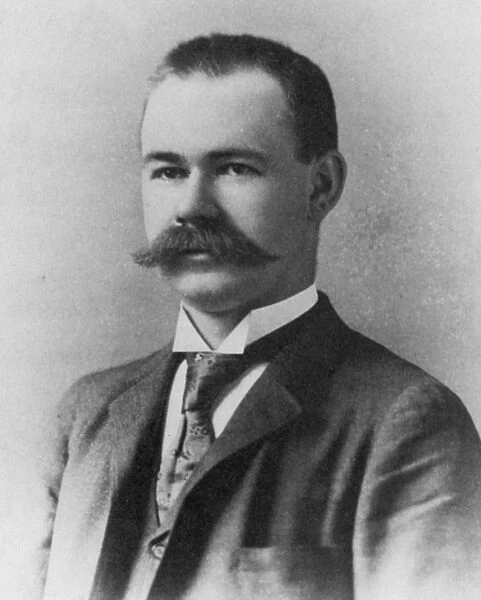 HERMAN HOLLERITH (1860-1929). American statistician and inventor. Photographed c1890