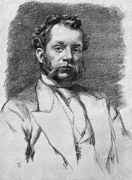 HJALMAR HJORTH BOYESEN (1848-1895). American (Norwegian-born) writer and teacher. Engraving after a crayon drawing by Wyatt Eaton
