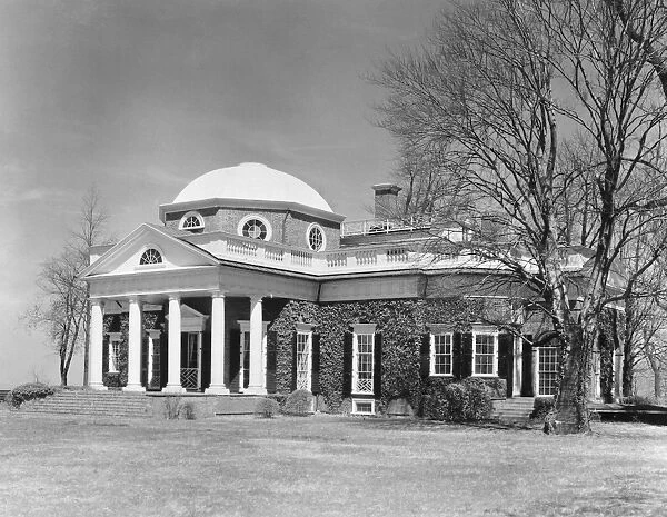 The home of Thomas Jefferson near Charlottesville, Virginia
