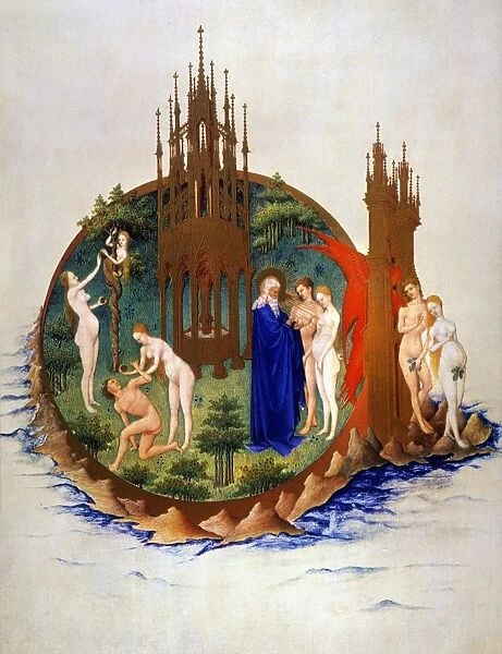 Illumination from the 15th century manuscript of the Tres Riches Heures of Jean, Duke of Berry