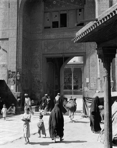 IRAQ: KADIMAIN, c1932. Street in Kadimain, Iraq. Photograph, c1932