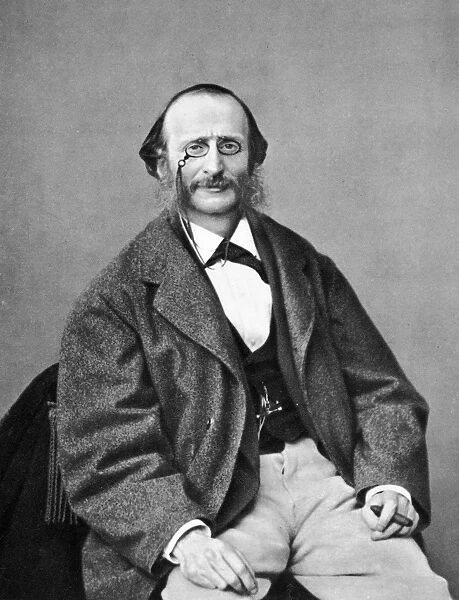 JACQUES OFFENBACH (1819-1880). French composer. Photographed by Nadar, c1875