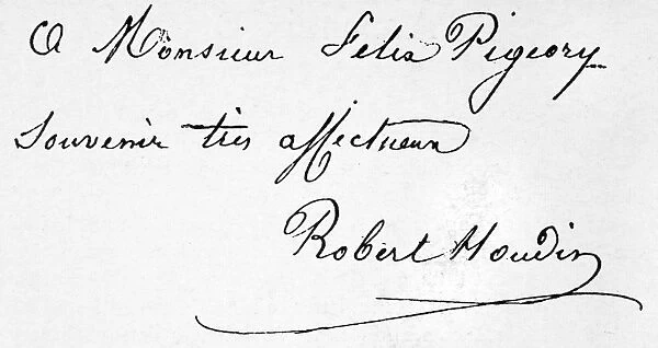 JEAN EUGENE ROBERT HOUDIN (1805-1871). French magician