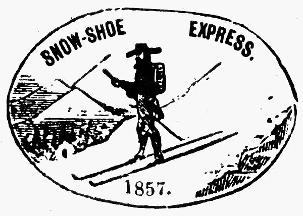 JOHN A. THOMPSON (1827-1876). American mail carrier, known as Snowshoe Thompson