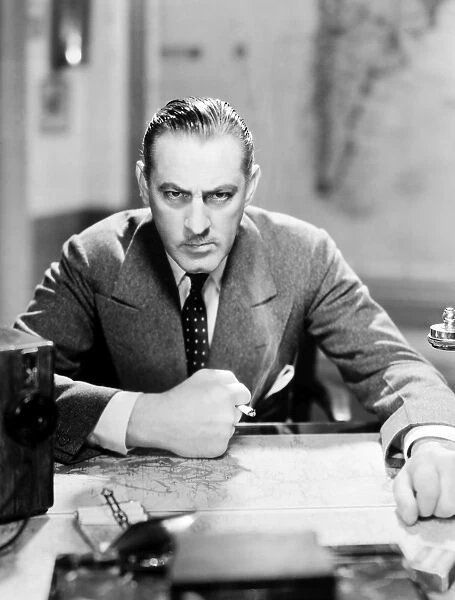 JOHN BARRYMORE (1882-1942). American actor. In a scene from Night Flight (MGM, 1933)