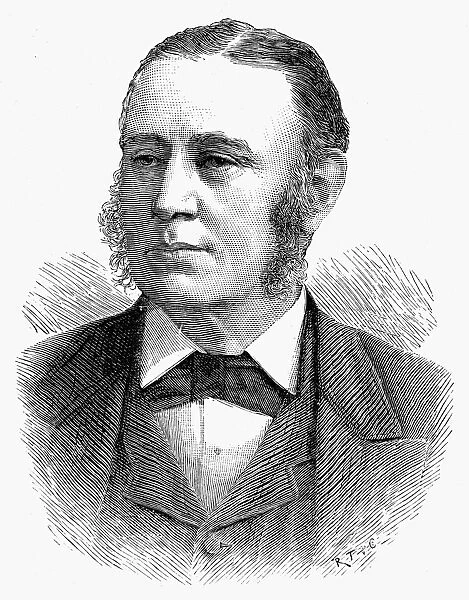 JOHN DIXON (1835-1891). English civil engineer. Wood engraving, English, 1891
