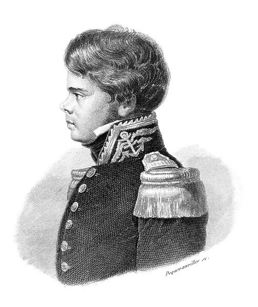 JULES DE BLOSSEVILLE (1802-1833). French naval officer and explorer. Line engraving