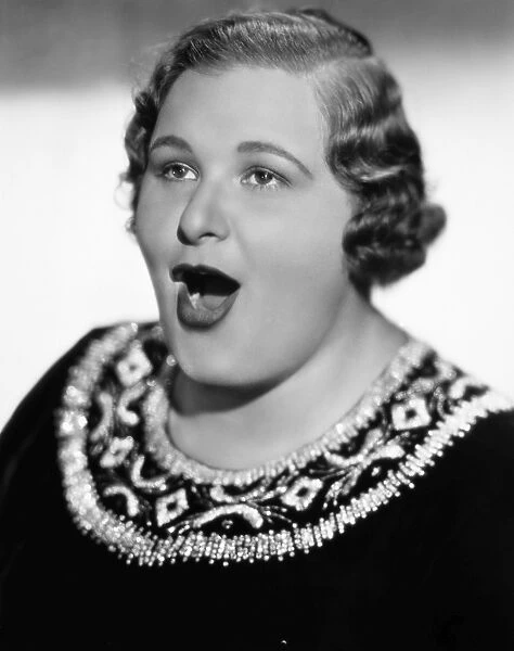 KATE SMITH (1909-1986). American singer. Photographed in March, 1933