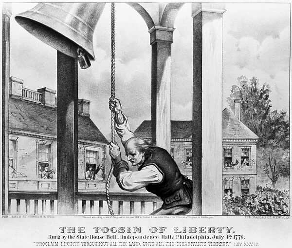 LIBERTY BELL, 1776. The Tocsin of Liberty