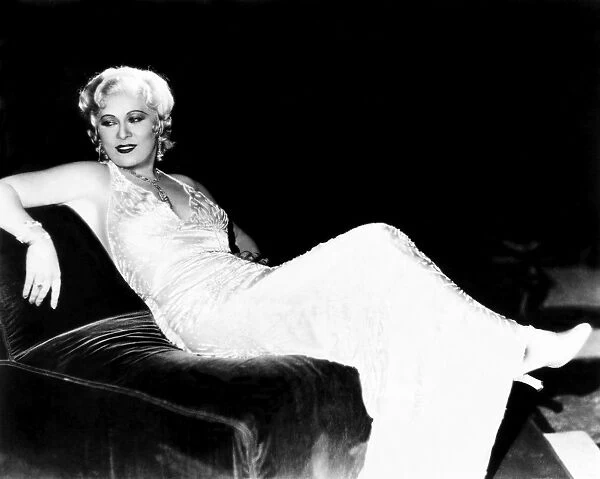MAE WEST (1892-1980). American actress
