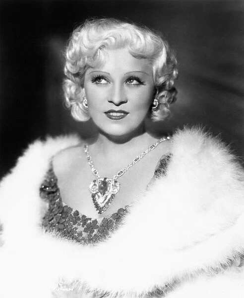 MAE WEST (1892-1980). American actress. Photographed c1946