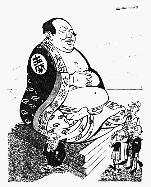 Mao Tse-Tung Cartoon, 1958