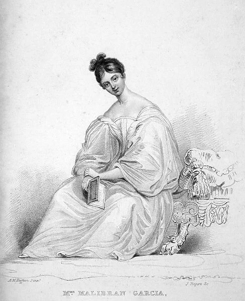 MARIA MALIBRAN (1808-1836). Nee Maria Felicitas Garcia. French-Spanish mezzo-soprano