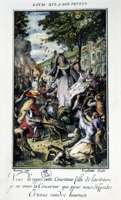 Framed Print : Marie-Olympe de Gouges presents Declaration to the Royal Couple, Print Framed Print : Marie-Olympe de Gouges presents Declaration to the Royal Couple, Print