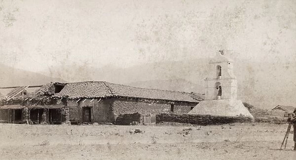 MISSION SAN ANTONIO, c1900. Mission of San Antonio at Pala, California