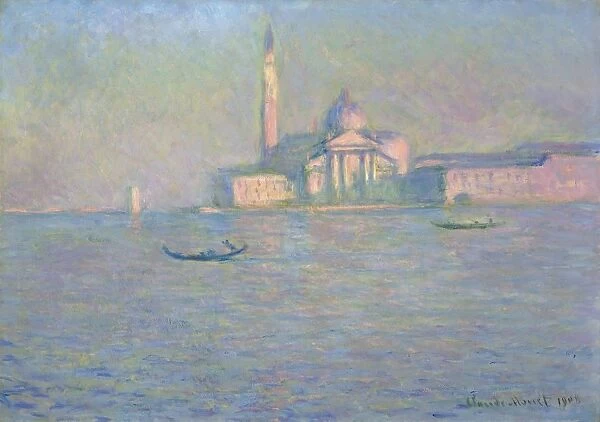 MONET: VENICE, 1908. The Church of San Giorgio Maggiore, Venice. Oil on canvas