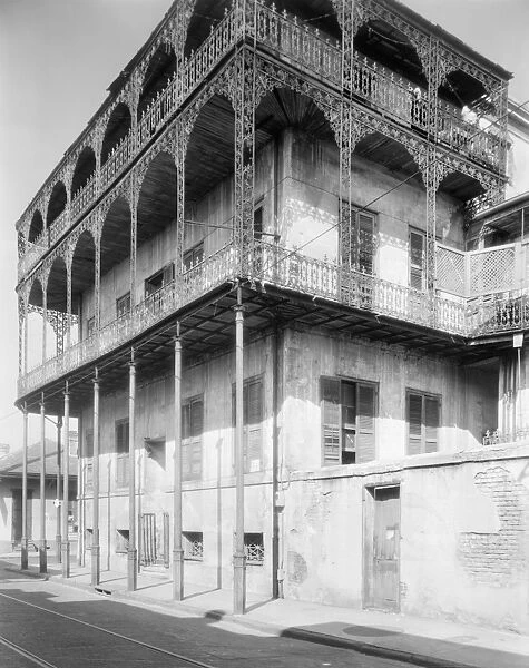 NEW ORLEANS: SABA HOUSE. A view of the Joseph Saba house, also known as the Le