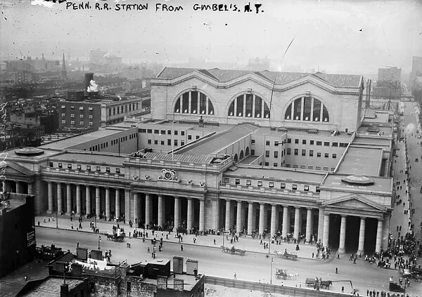 NYC: PENN STATION, 1911. Pennsylvania Station in New York City, built in 1910. Photograph