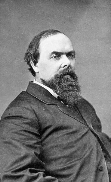 OLIVER P. MORTON (1823-1877). American legislator. Photographed c1868