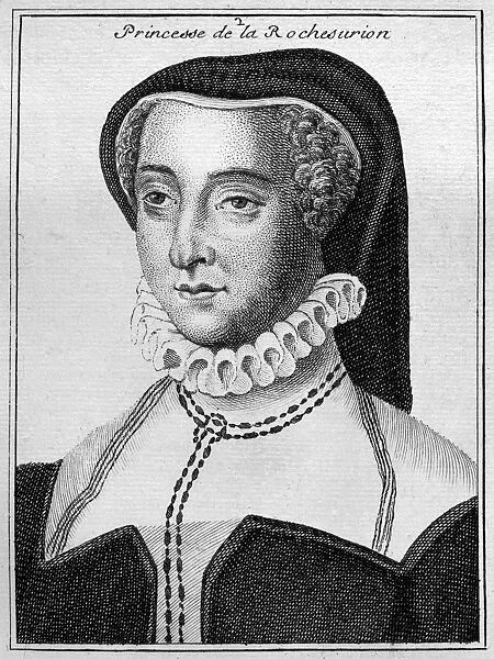 PHILIPPE DE MONTESPEDON (c1505-1578). Princess of Roche-sur-Yon. Engraving, c1730