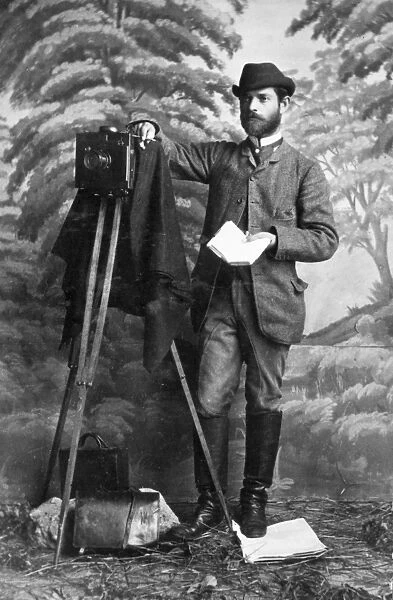PHOTOGRAPHER, 1900. Hungarian photographer, 1900