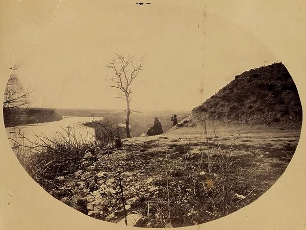 POTOMAC RIVER, c1863. A view of the Potomac River from Fort Sumner in Bethesda, Maryland