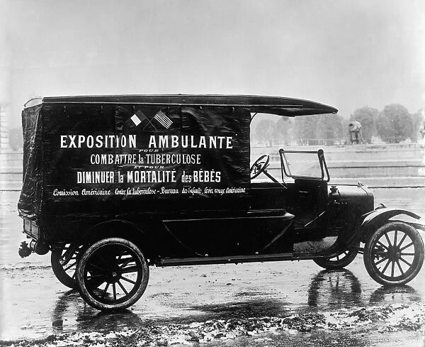 RED CROSS TRUCK, c1910. American Red Cross truck operating in France, c1910