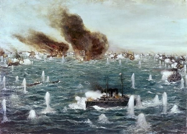 RUSSO-JAPANESE WAR, 1905. Battle of Tsushima, 27-28 May 1905, the last and most