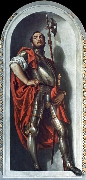 SAINT MENNA. Paolo Veronese. Oil on canvas, 1561
